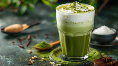 Making Matcha Lattes at Home (for the first time)