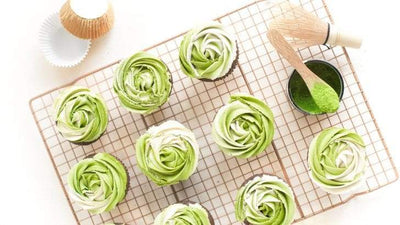 World of Vegan Cupcakes With Matcha Buttercream Frosting
