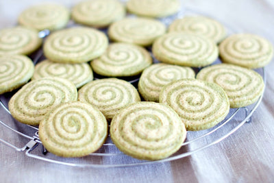Matcha Green Tea Swirl Cookies