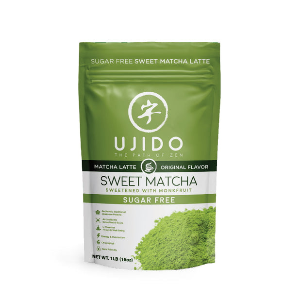 Sweet Matcha Latte Mix for Milk and Nut Milk